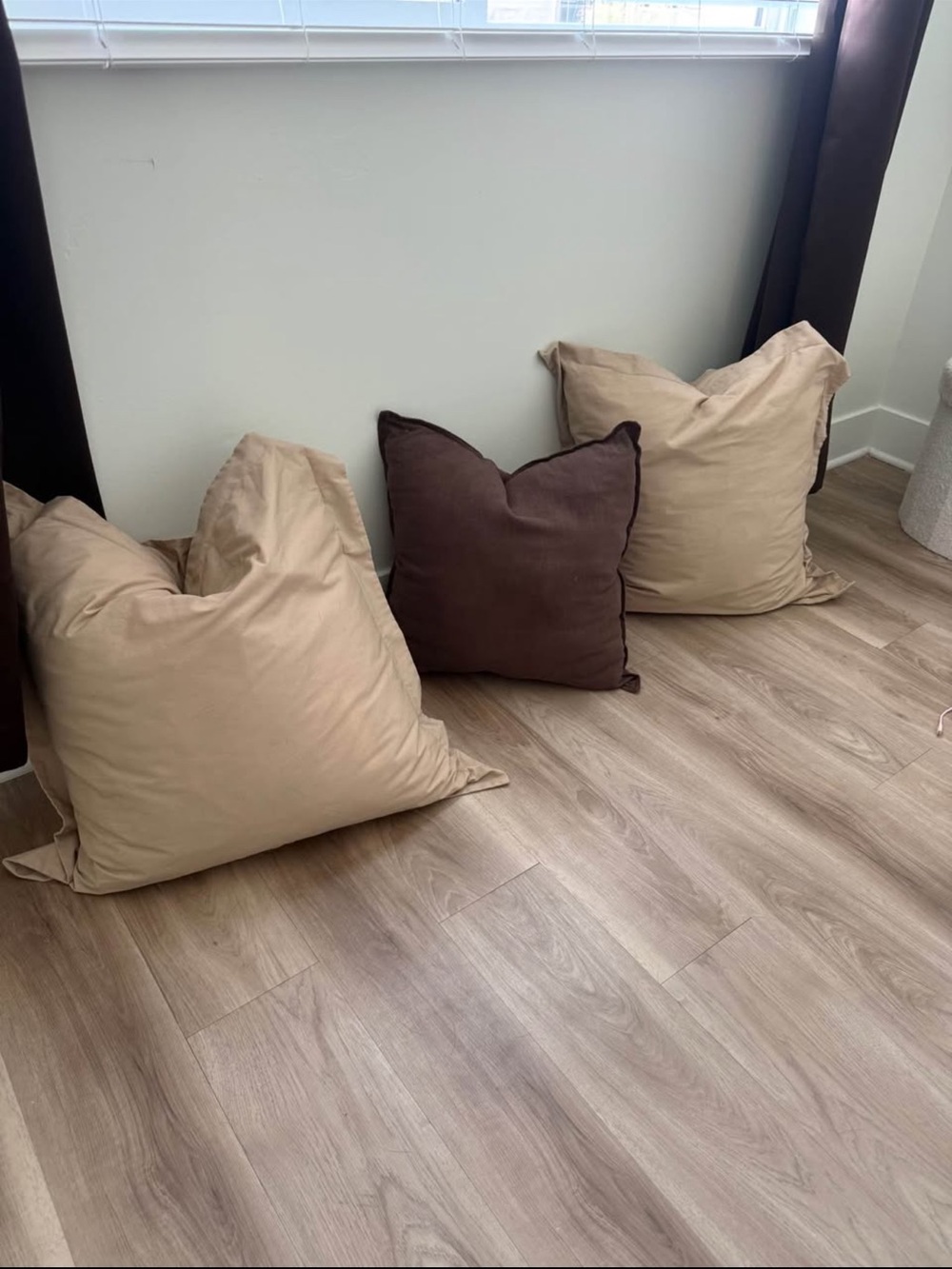 Neutral Beige and Brown Decorative Throw Pillows